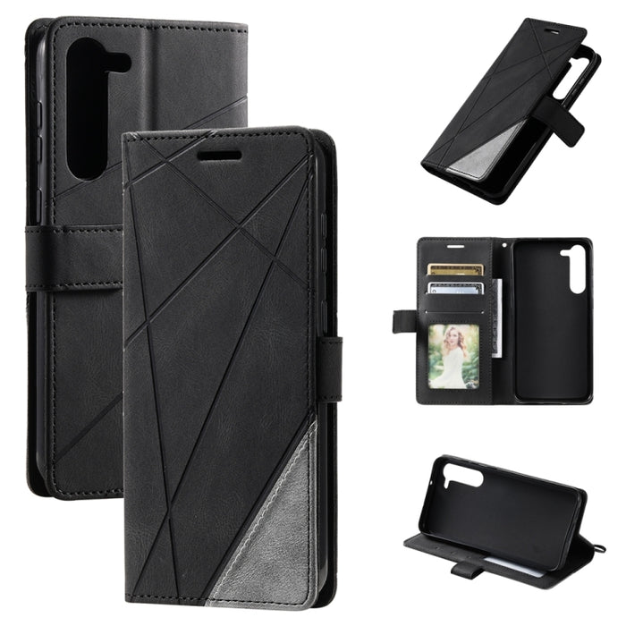 Estuche para teléfono de cuero con empalme de sensación de piel, For OPPO A57 2022, For Realme C30 4G, For Samsung Galaxy S23 5G, For Samsung Galaxy S23+ 5G, For Xiaomi 12T / Redmi K50 Ultra, For Samsung Galaxy S23 Ultra 5G, For Xiaomi Redmi 11 Prime 4...
