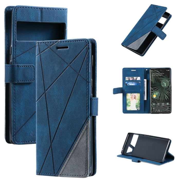 Estuche para teléfono de cuero con empalme de sensación de piel, For OPPO A57 2022, For Realme C30 4G, For Samsung Galaxy S23 5G, For Samsung Galaxy S23+ 5G, For Xiaomi 12T / Redmi K50 Ultra, For Samsung Galaxy S23 Ultra 5G, For Xiaomi Redmi 11 Prime 4...