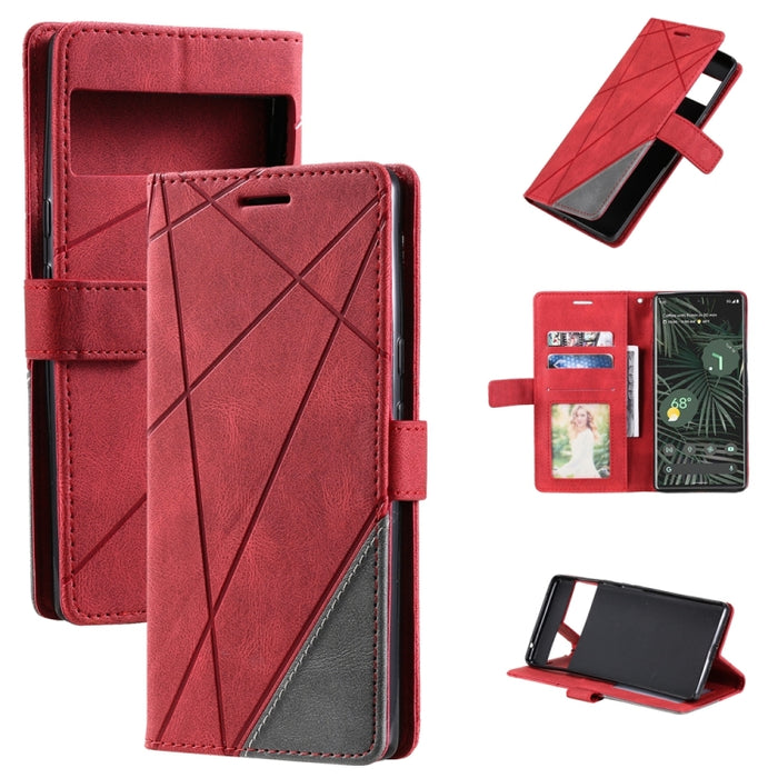 Estuche para teléfono de cuero con empalme de sensación de piel, For OPPO A57 2022, For Realme C30 4G, For Samsung Galaxy S23 5G, For Samsung Galaxy S23+ 5G, For Xiaomi 12T / Redmi K50 Ultra, For Samsung Galaxy S23 Ultra 5G, For Xiaomi Redmi 11 Prime 4...