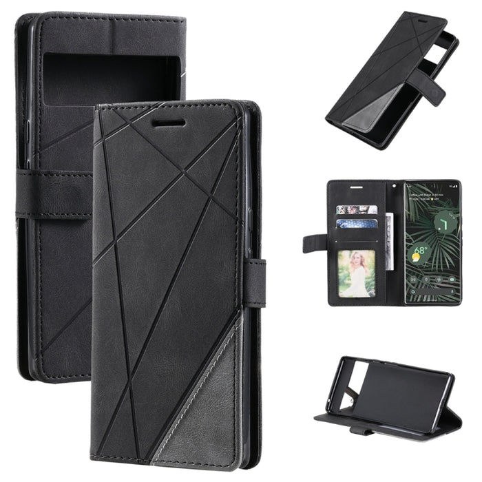 Estuche para teléfono de cuero con empalme de sensación de piel, For OPPO A57 2022, For Realme C30 4G, For Samsung Galaxy S23 5G, For Samsung Galaxy S23+ 5G, For Xiaomi 12T / Redmi K50 Ultra, For Samsung Galaxy S23 Ultra 5G, For Xiaomi Redmi 11 Prime 4...
