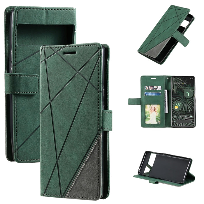 Estuche para teléfono de cuero con empalme de sensación de piel, For OPPO A57 2022, For Realme C30 4G, For Samsung Galaxy S23 5G, For Samsung Galaxy S23+ 5G, For Xiaomi 12T / Redmi K50 Ultra, For Samsung Galaxy S23 Ultra 5G, For Xiaomi Redmi 11 Prime 4...
