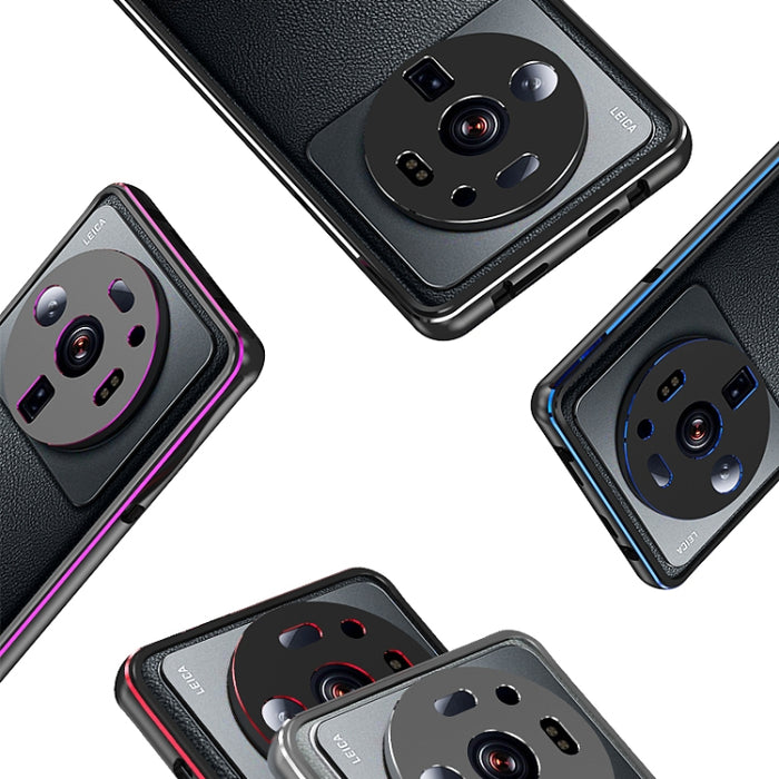 Estuche protector para teléfono con marco de metal Aurora, For Xiaomi 12S Ultra