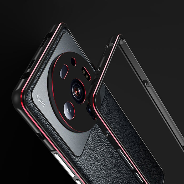 Estuche protector para teléfono con marco de metal Aurora, For Xiaomi 12S Ultra