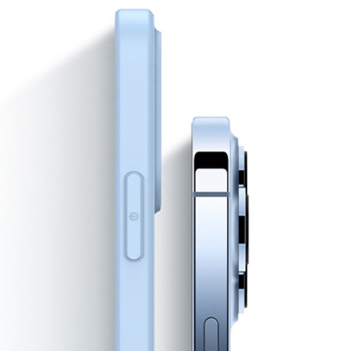 Caja del teléfono de silicona líquida MagSafe con textura de CD, For iPhone 12, For iPhone 11 Pro Max, For iPhone 11