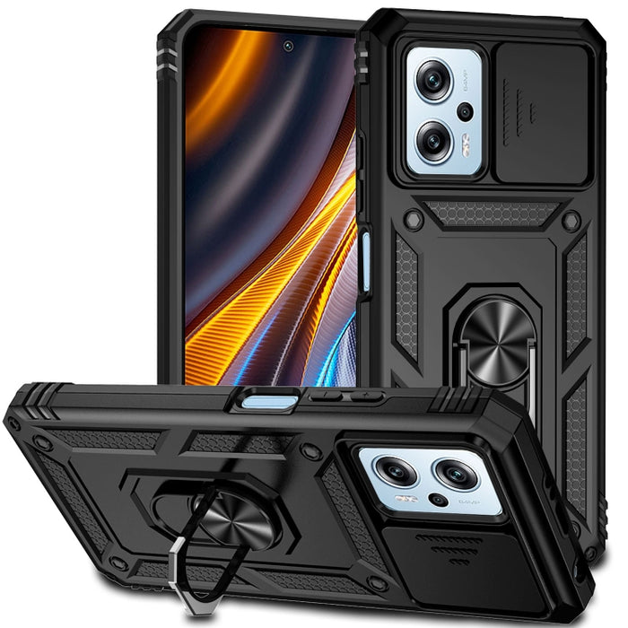 Estuche para teléfono con soporte deslizante Camshield, For Xiaomi Redmi Note 11T Pro, For Xiaomi 12T/12T Pro/Redmi K50 Ultra, For Motorola Moto G52/G82