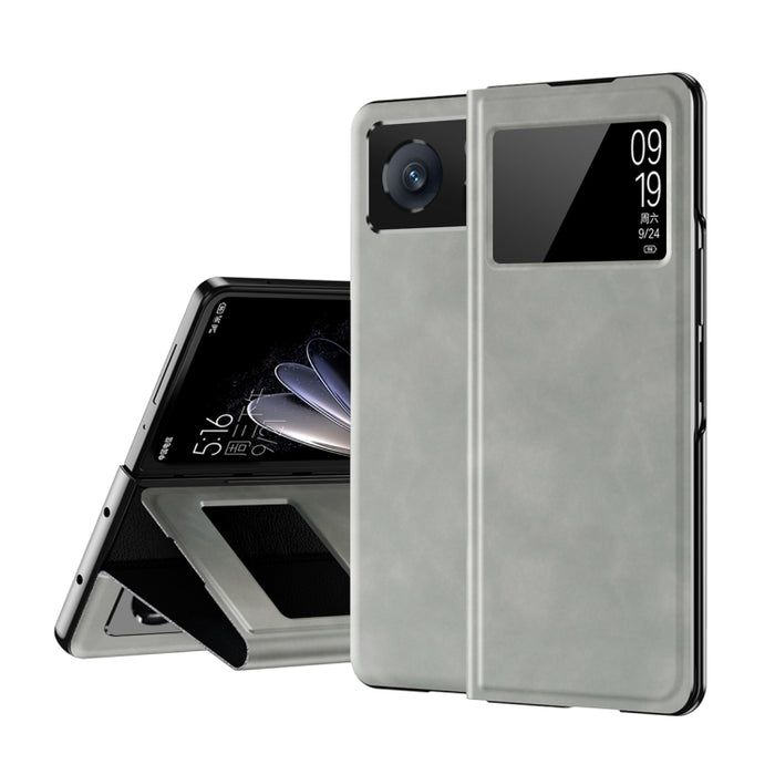 Estuche de cuero para teléfono a prueba de golpes con textura Napa de la serie Celebrity, For Xiaomi Mix Fold 2