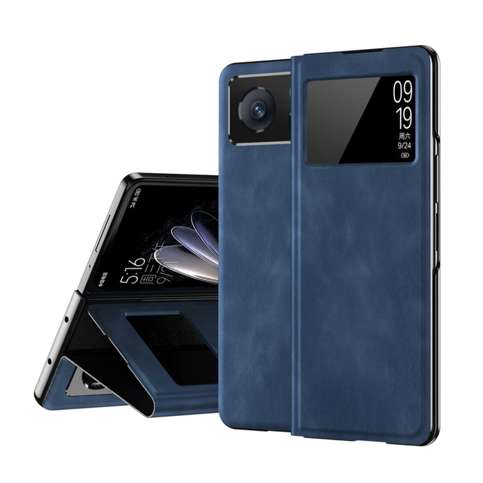 Estuche de cuero para teléfono a prueba de golpes con textura Napa de la serie Celebrity, For Xiaomi Mix Fold 2