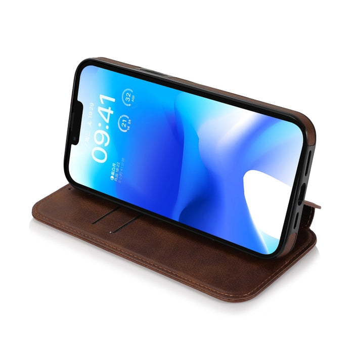 Caja de teléfono de cuero PU + TPU con cierre magnético fuerte, For iPhone 14 Pro Max, For iPhone 14 Pro, For iPhone 14, For iPhone 14 Plus