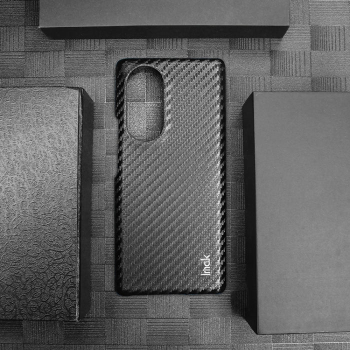 imak Ruiyi serie fibra de carbono PU + caja del teléfono de la PC, For BlackBerry KEYone/DTEK70, For Honor 70 5G, For Xiaomi Poco C40, For Xiaomi 12T 5G/Redmi K50 Ultra 5G, For Nokia G11/G21, For Samsung Galaxy A04 4G, For Samsung Galaxy A23E
