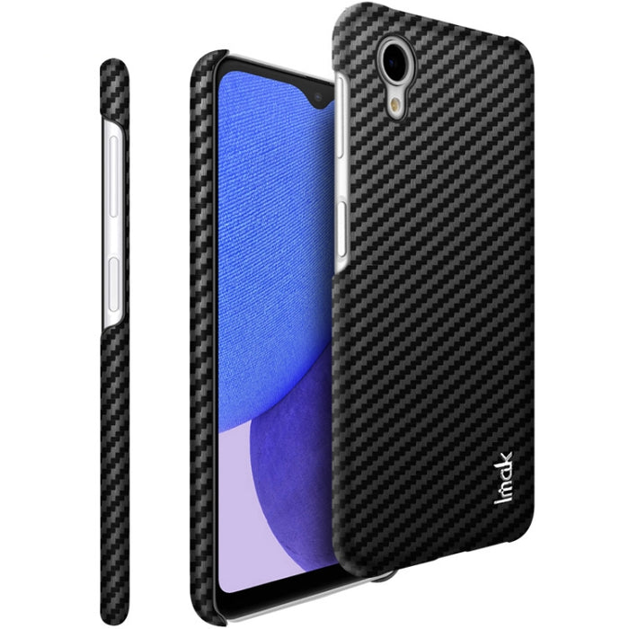 imak Ruiyi serie fibra de carbono PU + caja del teléfono de la PC, For BlackBerry KEYone/DTEK70, For Honor 70 5G, For Xiaomi Poco C40, For Xiaomi 12T 5G/Redmi K50 Ultra 5G, For Nokia G11/G21, For Samsung Galaxy A04 4G, For Samsung Galaxy A23E