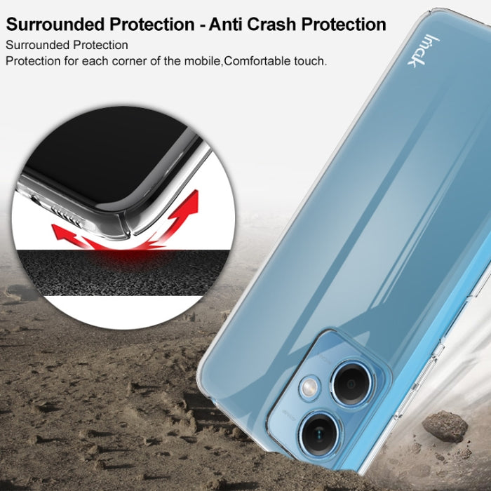 imak Wing II Pro Series Estuche protector de teléfono de cristal resistente al desgaste, For Xiaomi Redmi Note 12 China, For Xiaomi Redmi Note 12 Pro 5G China, For Xiaomi Redmi Note 12 Pro+ 5G India
