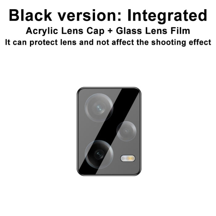 Película de lente de vidrio integrada de alta definición imak, versión negra, For Xiaomi Redmi Note 12 5G China, For Xiaomi Redmi Note 12 Pro 5G China/Indian, For Samsung Galaxy S23 5G/S23+ 5G, For Samsung Galaxy S23 Ultra 5G