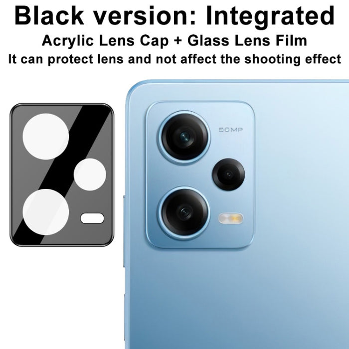 Película de lente de vidrio integrada de alta definición imak, versión negra, For Xiaomi Redmi Note 12 5G China, For Xiaomi Redmi Note 12 Pro 5G China/Indian, For Samsung Galaxy S23 5G/S23+ 5G, For Samsung Galaxy S23 Ultra 5G