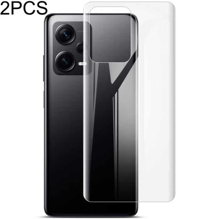 2 uds imak Protector de pantalla completa curvo película de hidrogel Protector trasero, For Xiaomi Redmi Note 12 Pro 5G China/Indian, For Xiaomi Redmi Note 12 Pro+ 5G China/Indian, For Xiaomi 12T/12T Pro/Redmi K50