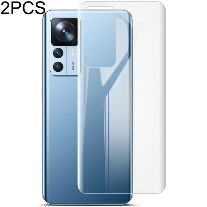2 uds imak Protector de pantalla completa curvo película de hidrogel Protector trasero, For Xiaomi Redmi Note 12 Pro 5G China/Indian, For Xiaomi Redmi Note 12 Pro+ 5G China/Indian, For Xiaomi 12T/12T Pro/Redmi K50