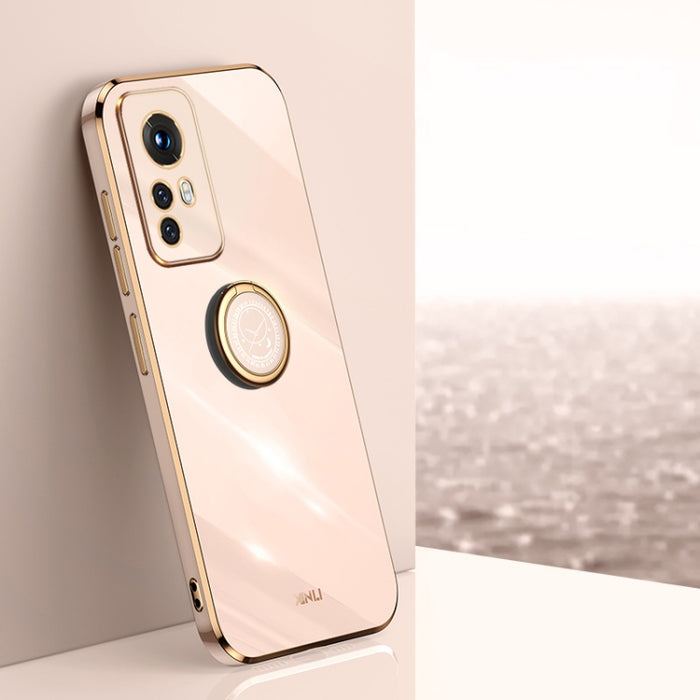 XINLI Straight Edge 6D Electroplate TPU Funda para teléfono con soporte para anillo, For Xiaomi Redmi Note 11E, For Xiaomi Redmi Note 11 Pro 4G/5G Foreign, For Xiaomi Redmi Note 11T Pro, For Xiaomi Redmi K50, For Xiaomi Redmi K50 Ultra                 ...