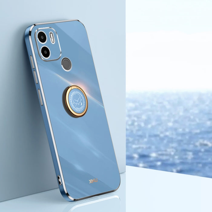 XINLI Straight Edge 6D Electroplate TPU Funda para teléfono con soporte para anillo, For Xiaomi Redmi Note 11E, For Xiaomi Redmi Note 11 Pro 4G/5G Foreign, For Xiaomi Redmi Note 11T Pro, For Xiaomi Redmi K50, For Xiaomi Redmi K50 Ultra                 ...