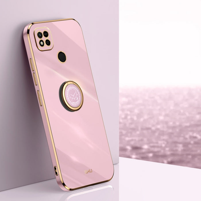 XINLI Straight Edge 6D Electroplate TPU Funda para teléfono con soporte para anillo, For Xiaomi Redmi Note 11E, For Xiaomi Redmi Note 11 Pro 4G/5G Foreign, For Xiaomi Redmi Note 11T Pro, For Xiaomi Redmi K50, For Xiaomi Redmi K50 Ultra                 ...