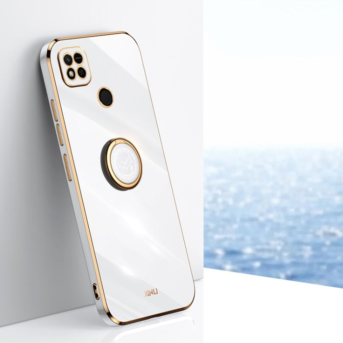 XINLI Straight Edge 6D Electroplate TPU Funda para teléfono con soporte para anillo, For Xiaomi Redmi Note 11E, For Xiaomi Redmi Note 11 Pro 4G/5G Foreign, For Xiaomi Redmi Note 11T Pro, For Xiaomi Redmi K50, For Xiaomi Redmi K50 Ultra                 ...