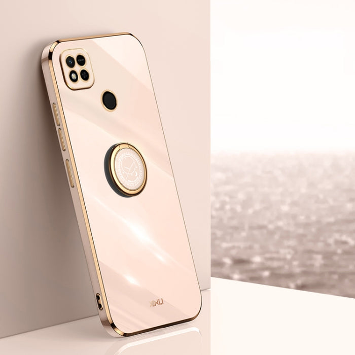 XINLI Straight Edge 6D Electroplate TPU Funda para teléfono con soporte para anillo, For Xiaomi Redmi Note 11E, For Xiaomi Redmi Note 11 Pro 4G/5G Foreign, For Xiaomi Redmi Note 11T Pro, For Xiaomi Redmi K50, For Xiaomi Redmi K50 Ultra                 ...