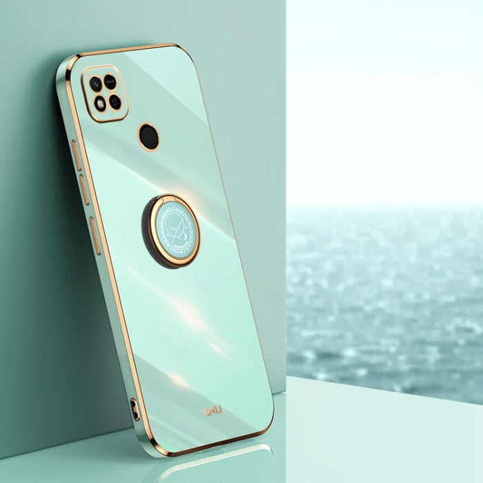 XINLI Straight Edge 6D Electroplate TPU Funda para teléfono con soporte para anillo, For Xiaomi Redmi Note 11E, For Xiaomi Redmi Note 11 Pro 4G/5G Foreign, For Xiaomi Redmi Note 11T Pro, For Xiaomi Redmi K50, For Xiaomi Redmi K50 Ultra                 ...