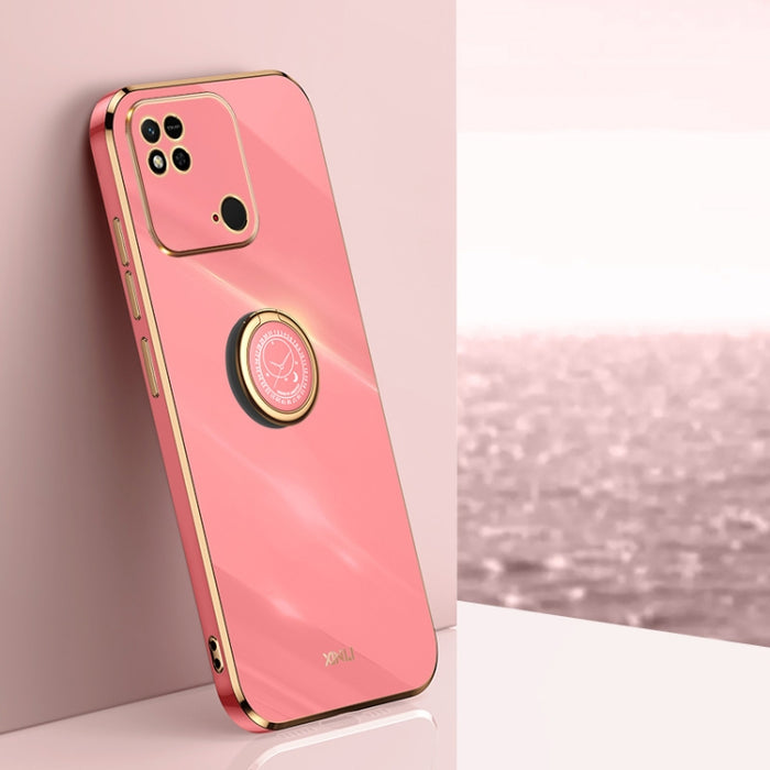 XINLI Straight Edge 6D Electroplate TPU Funda para teléfono con soporte para anillo, For Xiaomi Redmi Note 11E, For Xiaomi Redmi Note 11 Pro 4G/5G Foreign, For Xiaomi Redmi Note 11T Pro, For Xiaomi Redmi K50, For Xiaomi Redmi K50 Ultra                 ...
