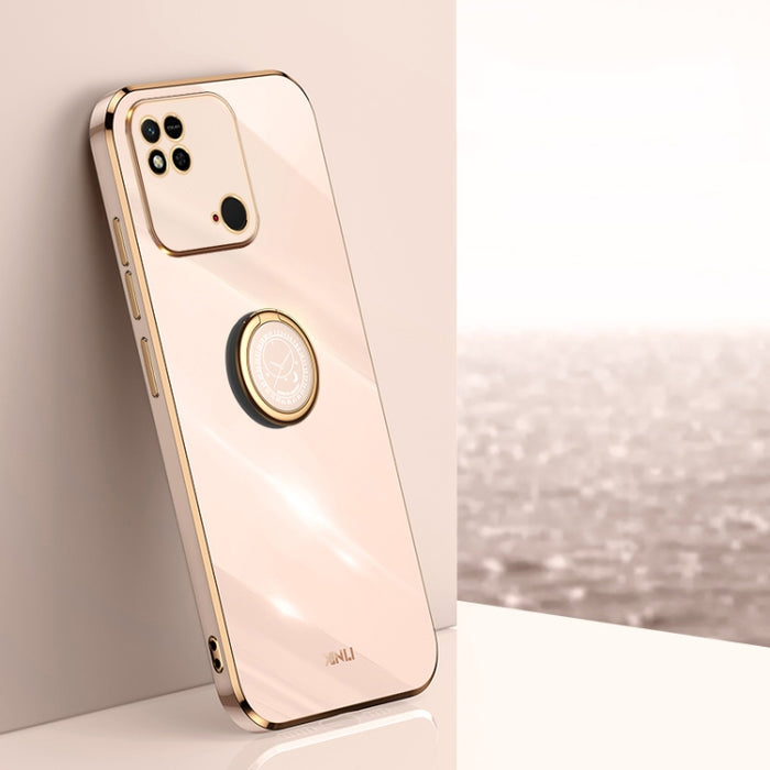 XINLI Straight Edge 6D Electroplate TPU Funda para teléfono con soporte para anillo, For Xiaomi Redmi Note 11E, For Xiaomi Redmi Note 11 Pro 4G/5G Foreign, For Xiaomi Redmi Note 11T Pro, For Xiaomi Redmi K50, For Xiaomi Redmi K50 Ultra                 ...