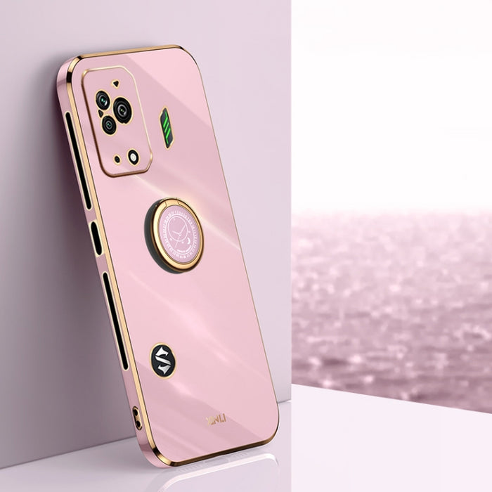 XINLI Straight Edge 6D Electroplate TPU Funda para teléfono con soporte para anillo, For Xiaomi Redmi Note 11E, For Xiaomi Redmi Note 11 Pro 4G/5G Foreign, For Xiaomi Redmi Note 11T Pro, For Xiaomi Redmi K50, For Xiaomi Redmi K50 Ultra                 ...