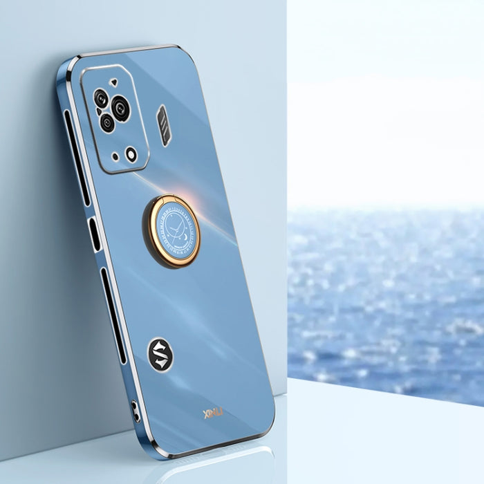 XINLI Straight Edge 6D Electroplate TPU Funda para teléfono con soporte para anillo, For Xiaomi Redmi Note 11E, For Xiaomi Redmi Note 11 Pro 4G/5G Foreign, For Xiaomi Redmi Note 11T Pro, For Xiaomi Redmi K50, For Xiaomi Redmi K50 Ultra                 ...