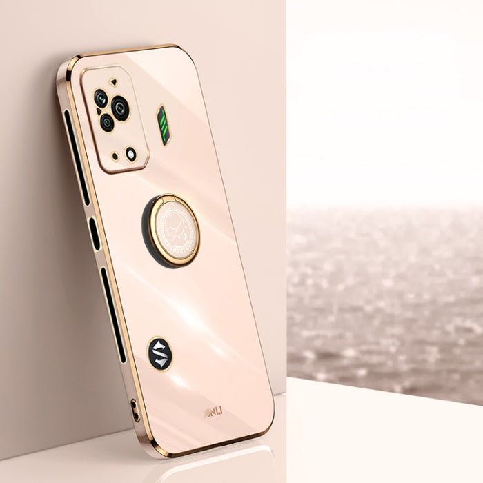 XINLI Straight Edge 6D Electroplate TPU Funda para teléfono con soporte para anillo, For Xiaomi Redmi Note 11E, For Xiaomi Redmi Note 11 Pro 4G/5G Foreign, For Xiaomi Redmi Note 11T Pro, For Xiaomi Redmi K50, For Xiaomi Redmi K50 Ultra                 ...