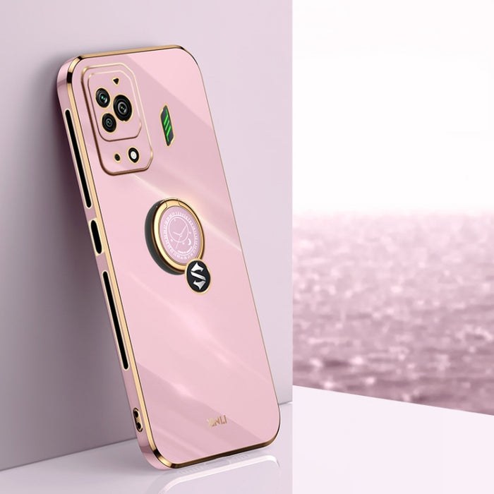 XINLI Straight Edge 6D Electroplate TPU Funda para teléfono con soporte para anillo, For Xiaomi Redmi Note 11E, For Xiaomi Redmi Note 11 Pro 4G/5G Foreign, For Xiaomi Redmi Note 11T Pro, For Xiaomi Redmi K50, For Xiaomi Redmi K50 Ultra                 ...