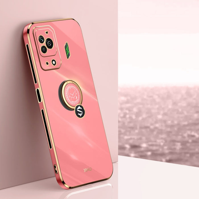 XINLI Straight Edge 6D Electroplate TPU Funda para teléfono con soporte para anillo, For Xiaomi Redmi Note 11E, For Xiaomi Redmi Note 11 Pro 4G/5G Foreign, For Xiaomi Redmi Note 11T Pro, For Xiaomi Redmi K50, For Xiaomi Redmi K50 Ultra                 ...