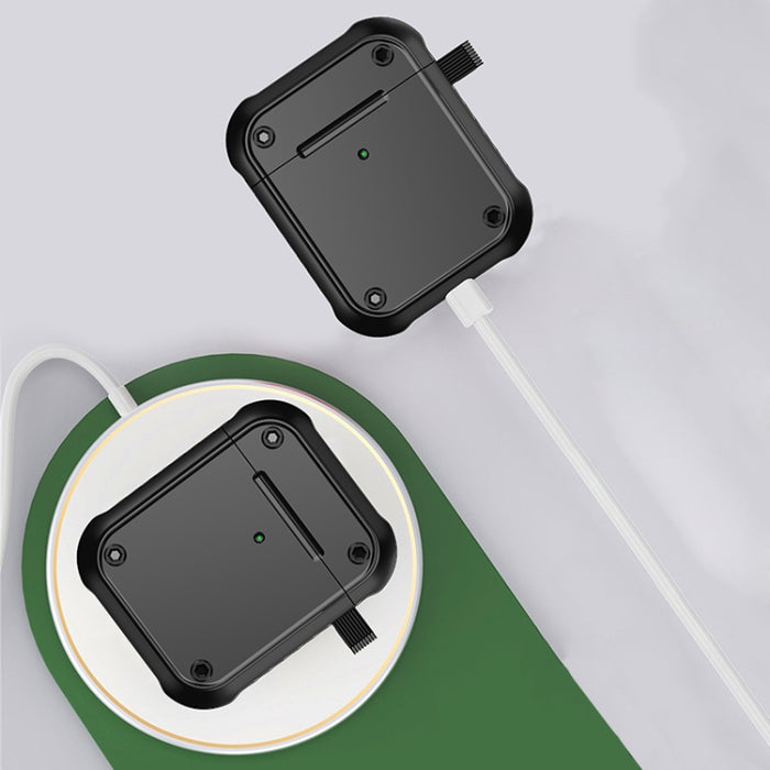 Estuche protector para auriculares Wing TPU + PC a prueba de golpes, For AirPods 1 / 2, For  AirPods 3, For AirPods Pro, For AirPods Pro 2