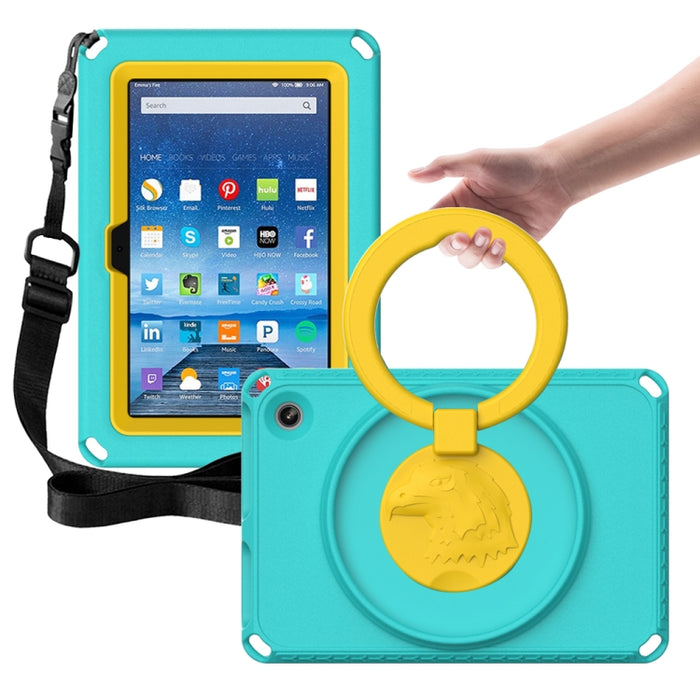Estuche para tableta a prueba de golpes EVA + PC con marco impermeable, For Samsung Galaxy Tab A8 10.5 2021, For Amazon Kindle Fire HD7 2022, For Amazon Kindle Fire HD10 2021, For iPad 5 / 7 / 6 / 8 / 9, For iPad Pro 10.5 2019/2017 / 10.2 2021/2019    ...