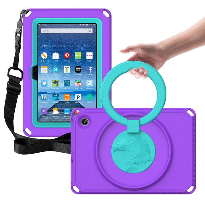 Estuche para tableta a prueba de golpes EVA + PC con marco impermeable, For Samsung Galaxy Tab A8 10.5 2021, For Amazon Kindle Fire HD7 2022, For Amazon Kindle Fire HD10 2021, For iPad 5 / 7 / 6 / 8 / 9, For iPad Pro 10.5 2019/2017 / 10.2 2021/2019    ...