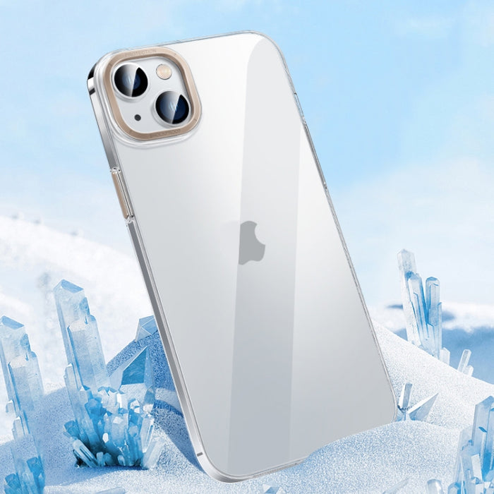Caja transparente del teléfono de la PC del cristal de la llave del metal, For iPhone 14, For iPhone 14 Plus, For iPhone 14 Pro, For iPhone 14 Pro Max, For iPhone 13, For iPhone 13 Pro, For iPhone 13 Pro Max