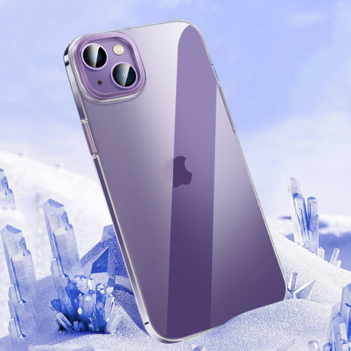 Caja transparente del teléfono de la PC del cristal de la llave del metal, For iPhone 14, For iPhone 14 Plus, For iPhone 14 Pro, For iPhone 14 Pro Max, For iPhone 13, For iPhone 13 Pro, For iPhone 13 Pro Max