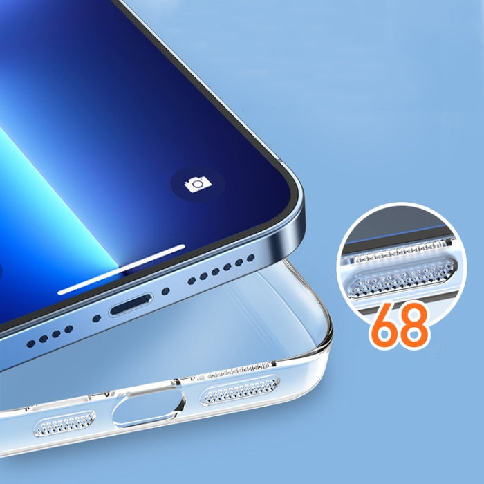 Caja transparente del teléfono de la PC del cristal de la llave del metal, For iPhone 14, For iPhone 14 Plus, For iPhone 14 Pro, For iPhone 14 Pro Max, For iPhone 13, For iPhone 13 Pro, For iPhone 13 Pro Max