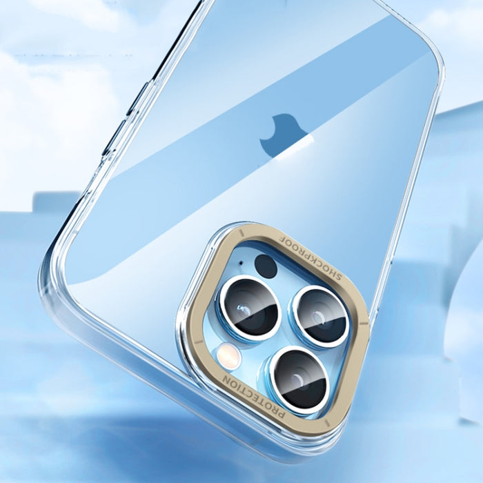 Caja transparente del teléfono de la PC del cristal de la llave del metal, For iPhone 14, For iPhone 14 Plus, For iPhone 14 Pro, For iPhone 14 Pro Max, For iPhone 13, For iPhone 13 Pro, For iPhone 13 Pro Max
