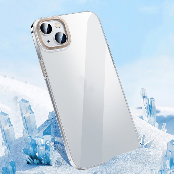 Caja transparente del teléfono de la PC del cristal de la llave del metal, For iPhone 14, For iPhone 14 Plus, For iPhone 14 Pro, For iPhone 14 Pro Max, For iPhone 13, For iPhone 13 Pro, For iPhone 13 Pro Max