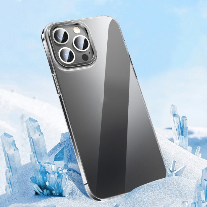 Caja transparente del teléfono de la PC del cristal de la llave del metal, For iPhone 14, For iPhone 14 Plus, For iPhone 14 Pro, For iPhone 14 Pro Max, For iPhone 13, For iPhone 13 Pro, For iPhone 13 Pro Max