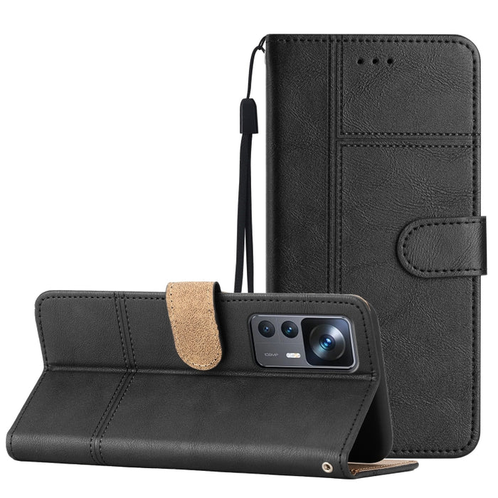 Estuche para teléfono de cuero con textura de piel de vaca de estilo empresarial, For Xiaomi 12T, For Xiaomi 12 Lite, For Xiaomi 12 Pro, For Xiaomi Redmi 10 2022, For Xiaomi Redmi 10A, For Xiaomi Redmi 10C, For Xiaomi Redmi A1, For Samsung Galaxy S23 5...