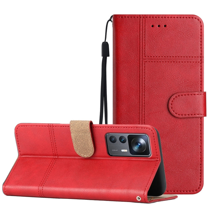 Estuche para teléfono de cuero con textura de piel de vaca de estilo empresarial, For Xiaomi 12T, For Xiaomi 12 Lite, For Xiaomi 12 Pro, For Xiaomi Redmi 10 2022, For Xiaomi Redmi 10A, For Xiaomi Redmi 10C, For Xiaomi Redmi A1, For Samsung Galaxy S23 5...