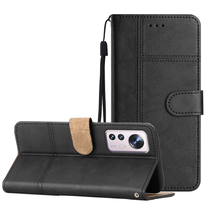Estuche para teléfono de cuero con textura de piel de vaca de estilo empresarial, For Xiaomi 12T, For Xiaomi 12 Lite, For Xiaomi 12 Pro, For Xiaomi Redmi 10 2022, For Xiaomi Redmi 10A, For Xiaomi Redmi 10C, For Xiaomi Redmi A1, For Samsung Galaxy S23 5...