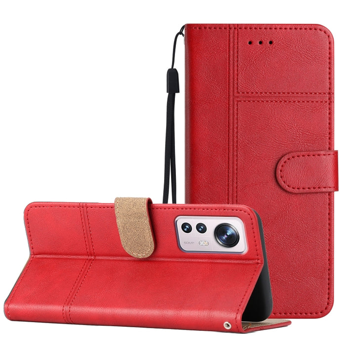 Estuche para teléfono de cuero con textura de piel de vaca de estilo empresarial, For Xiaomi 12T, For Xiaomi 12 Lite, For Xiaomi 12 Pro, For Xiaomi Redmi 10 2022, For Xiaomi Redmi 10A, For Xiaomi Redmi 10C, For Xiaomi Redmi A1, For Samsung Galaxy S23 5...