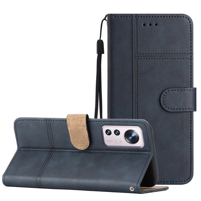 Estuche para teléfono de cuero con textura de piel de vaca de estilo empresarial, For Xiaomi 12T, For Xiaomi 12 Lite, For Xiaomi 12 Pro, For Xiaomi Redmi 10 2022, For Xiaomi Redmi 10A, For Xiaomi Redmi 10C, For Xiaomi Redmi A1, For Samsung Galaxy S23 5...