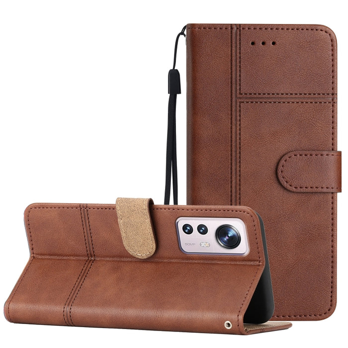 Estuche para teléfono de cuero con textura de piel de vaca de estilo empresarial, For Xiaomi 12T, For Xiaomi 12 Lite, For Xiaomi 12 Pro, For Xiaomi Redmi 10 2022, For Xiaomi Redmi 10A, For Xiaomi Redmi 10C, For Xiaomi Redmi A1, For Samsung Galaxy S23 5...
