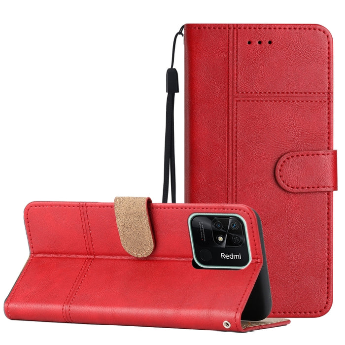 Estuche para teléfono de cuero con textura de piel de vaca de estilo empresarial, For Xiaomi 12T, For Xiaomi 12 Lite, For Xiaomi 12 Pro, For Xiaomi Redmi 10 2022, For Xiaomi Redmi 10A, For Xiaomi Redmi 10C, For Xiaomi Redmi A1, For Samsung Galaxy S23 5...