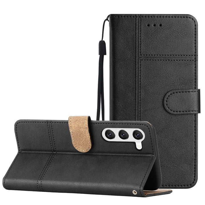 Estuche para teléfono de cuero con textura de piel de vaca de estilo empresarial, For Xiaomi 12T, For Xiaomi 12 Lite, For Xiaomi 12 Pro, For Xiaomi Redmi 10 2022, For Xiaomi Redmi 10A, For Xiaomi Redmi 10C, For Xiaomi Redmi A1, For Samsung Galaxy S23 5...
