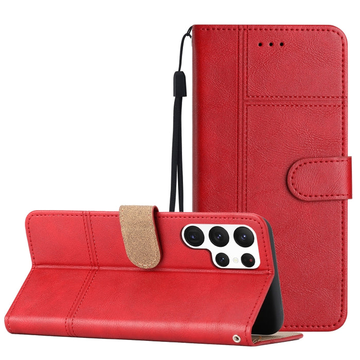 Estuche para teléfono de cuero con textura de piel de vaca de estilo empresarial, For Xiaomi 12T, For Xiaomi 12 Lite, For Xiaomi 12 Pro, For Xiaomi Redmi 10 2022, For Xiaomi Redmi 10A, For Xiaomi Redmi 10C, For Xiaomi Redmi A1, For Samsung Galaxy S23 5...